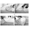 Kawaii Honey Bee Fitted Sheet Twin Size Daisy Flower Bedding Set for Kids Cute Lovely Bee Bed Sheets Flying Wildlife Wild Animal.