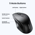UGREEN Wireless Mouse Bluetooth 5.0 Ergonomic 4000 DPI 6 Mute Buttons For MacBook Computer Tablet Laptop PC 2.4G Mice Mouse.
