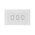 Smart Switch for Broadlink Wall Light, App Control, Glass Panel, Alexa and Google Home Compatibility, Model 2. 