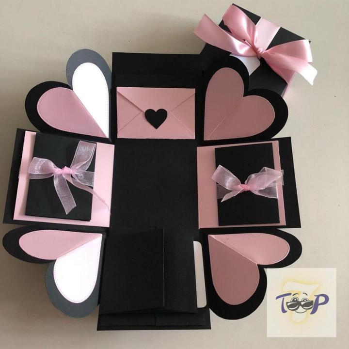 Explosion Box for Birthday, Gifts, Pictures, Greetings