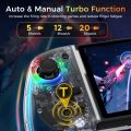 IINE Switch Handheld Controller One-Piece Joypad Controller with Hall Effect Joystick Macro Setting for Nintendo Switch/OLED. 