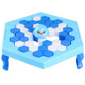 Knock Break Ice Penguin Toy Kids Desktop Parent-Child Interaction Save Little Penguin Knock Ice Puzzle Game Little Boy. 