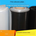 Silicone rubber Sheet film 0.1 0.2 0.3 0.4 0.5 0.6 0.8 1.0mm thickness 500*500mm width thin board semi transparent Rubber. 