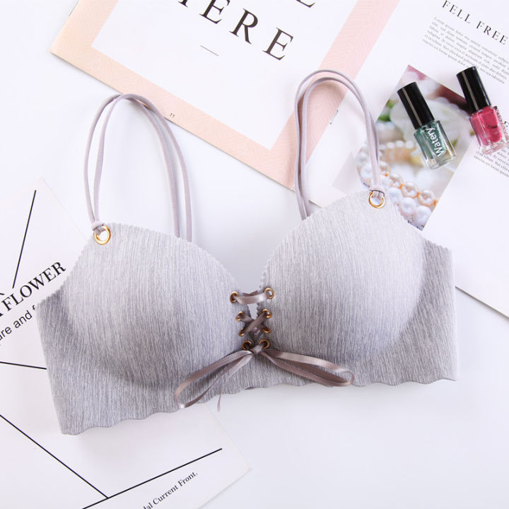 LB%20element%20straps%20gather%20soft%20seamless%20underwear%20bra%20for%20women%20without%20steel%20ring,%20upper%20support%20and%20side%20collection%20of%20breasts%20-%20Image%204