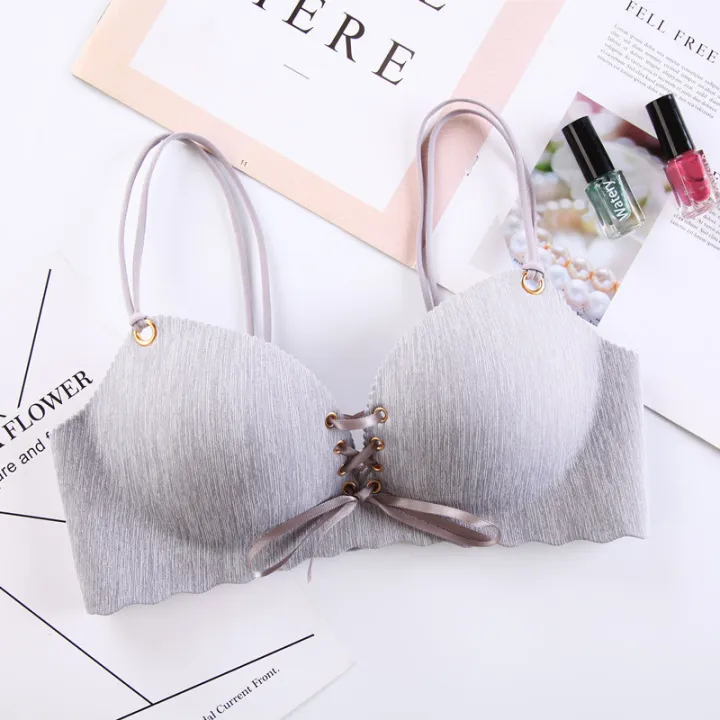 LB%20element%20straps%20gather%20soft%20seamless%20underwear%20bra%20for%20women%20without%20steel%20ring,%20upper%20support%20and%20side%20collection%20of%20breasts%20-%20Image%204