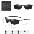 Aoron Polarized Sunglasses Mens/Women Driving Mirror Sun Glasses Metal Frame Goggles UV400 Anti-Glare Sunglasses Wholesale.