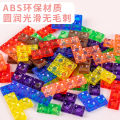 Intelligent Shape Classification Toys Baby 3D Tridimensional Tetris Puzzle Colorful Transparent Building Block Panel.