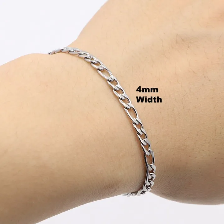 3-5mm%20Width%20Waterproof%20Stainless%20Steel%20New%20Punk%20Figaro%20Link%20Chain%20Basic%20Women%20Bracelet%20For%20Hip%20Hop%20Bangle%20Jewelry%20Gifts%20-%20Image%202