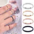 Stainless Steel Mens Women's Finger Ring 2 mm.