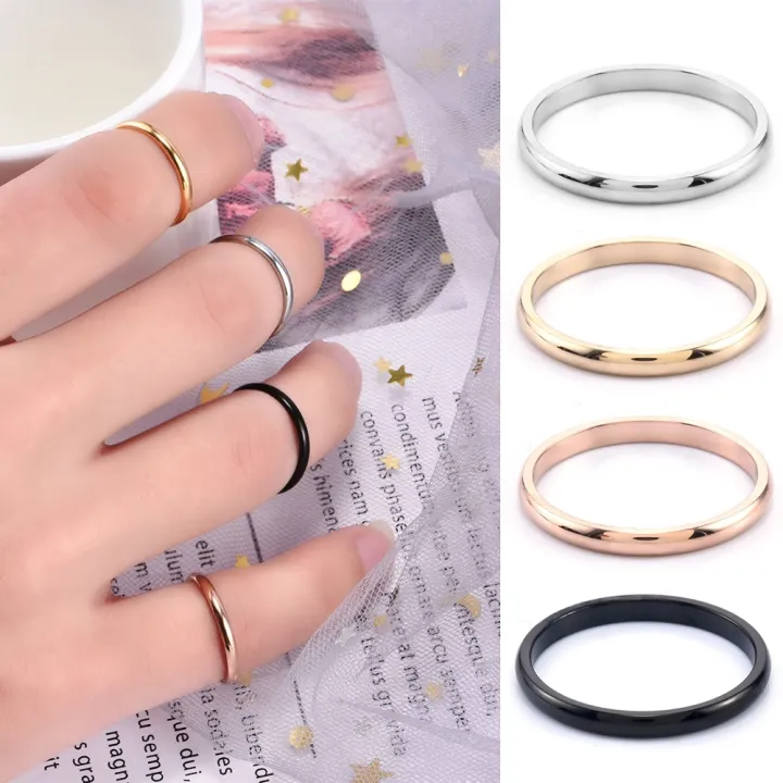 Stainless%20Steel%20Mens%20Women's%20Finger%20Ring%202%20mm%20-%20Image%205