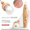 Ultra Rechargable Sound Amplifier BTE System Hearing Aid  30X Sound Amplification with Recharging Station. 