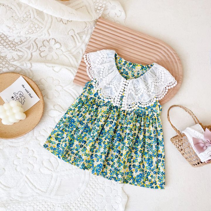 (New)%20summer%20Princess%20baby%20girls%20lace%20dress%20sleepveless%20cute%20cotton%20toddler%20kids%20girls%20dresses%20casaul%20-%20Image%202