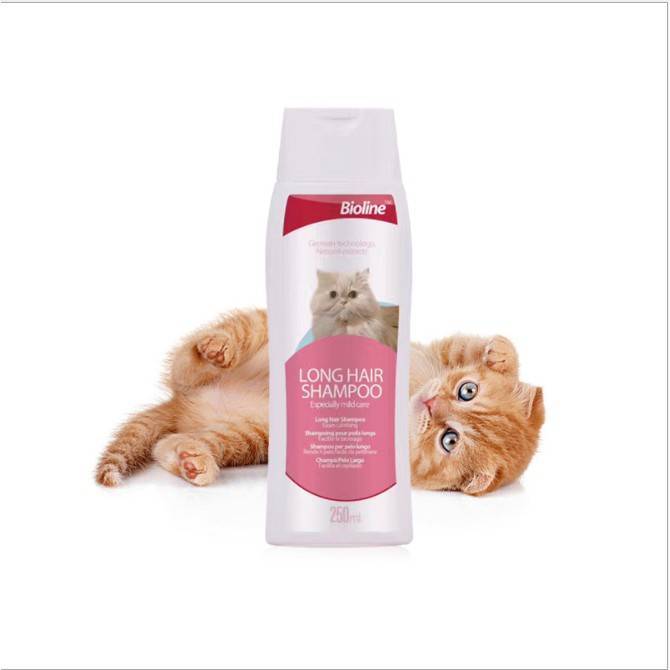 Bioline Cat Shampoo Long Hair 250ml