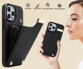 HOCE Fashion Leather Wallet Phone Case For iPhone 17 16 15 14 13 12 11 Pro Max Plus Air XR XS X 7 8 14 15 16 Plus Cases Organ Card Holder Anti-drop Shockproof Cover. 