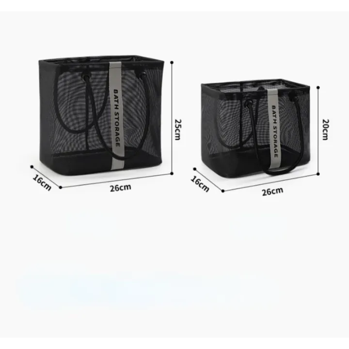 Large/small%20Shower%20Bag%20Portable%20Toiletry%20Bag%20Men's%20Dental%20Supplies%20Mesh%20Toiletry%20Bag%20Basket%20Women's%20Travel%20Storage%20Basket%20-%20Image%206