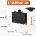 ZOROOM 8 Pieces Cabinet Lamp Switch Automatic Door Switch Contact Switch for Wardrobe Applicable to 12V 24V 110V(White).