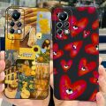 For Infinix Note 11 Pro Case X697 Cute Painted Back Cover Soft Phone Cases For Infinix Note 11 Note11 Pro Fundas Bumper. 