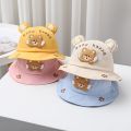 Baby Hat Summer Baby Cute Cartoon Wide Visor Fisherman Hat Boys and Girls. 