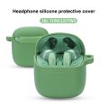 Wireless Earphones Pure Color Silicone Anti-fall Protective Case For JBL TUNE 220TWS. 