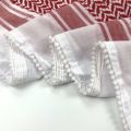 【Trending in Fashion】 New Traditional Palestinian Scarf Keffiyeh with Classic Patterns Shemagh Kufiya Scarf Men Women.