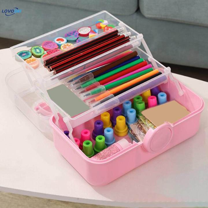 Multipurpose Storage Box First Aids PP for Hair Accessories Jewelry Cosmetic