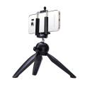 YT-228 Mini Tripod Mount and Phone Holder Clip - Black. 