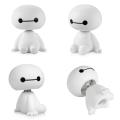 Baymax Robot Shaking Head Car Ornament: Cute and Playful Dashboard Decor - Nodding Ornaments to Inject Fun and Character into Your Commute.