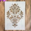 Stencil for Wall & Fashion Painting Template 10 by 12 inch..