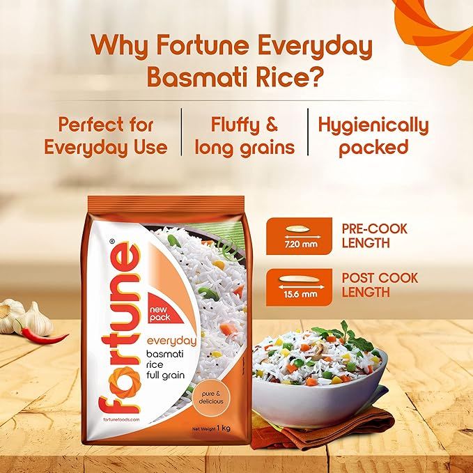 FORTUNE%20EVERYDAY%20BASMATI%20RICE%20FULL%20GRAIN%20(INDIA)%20-%201KG%20-%20Image%203
