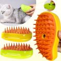 Cat Steam Brush Steamy Dog Brush 3 in 1 Electric Spray Cat Hair Brushes Pet Grooming Comb Hair Removal Combs for Massage.