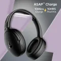 boAt Rockerz 551 ANC Headphones with ENx Noise Cancellation Technology, 100 Hours of Playback, Signature & Balanced Sound Modes, Integrated Controls, and Fast Charging Technology. 