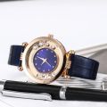 New Fashion Jewelry 5pcs Women's Quartz Watch Diamond-Encrusted Leather Strap Wristwatch Rhinestone Romantic Ladies and Girls Watches. 