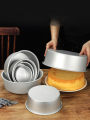 Cake Mold 9/ 8/7/6/5 inch Aluminum Chiffon  Nonstick Food Cake Pan DIY Round Cake Bakeware Home Kitchen Baking Cake Mold Pan. 