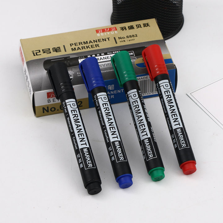 Office%20Writing%20Marker%20Oily%20Waterproof%20Marker%20Pen%2010%20Box%20Fiber%20Carbon%20Single%20Tip%20Marker%20Pen%20Quick%20Dry%20-%20Image%202