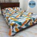 King Size Premium Bed Sheet 88" x 98" with 2 Pillow Covers new design is 20.