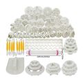 Cake Tools  Flower Fondant Cake Sugarcraft Decorating Kit Cookie Mould Icing Plunger Cutter Tool. 