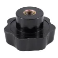 2 Pcs M10 Female Thread Nuts 50mm Plastic Star Head Clamping Knob Grip with M8 x 50mm Diameter Thread Clamping Star Knob. 