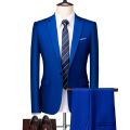 Mens Business Casual Suit 6XL Suit Jacket With Pant Candy Colors Slim Fit Formal Work Wedding Dress White Pink Red Suits 2 Piece. 