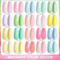 LILYCUTE Pink Purple Color Gel Nail Polish Spring Summer Semi Permanent For Manicure Soak Off Nail Art Gel Varnish.