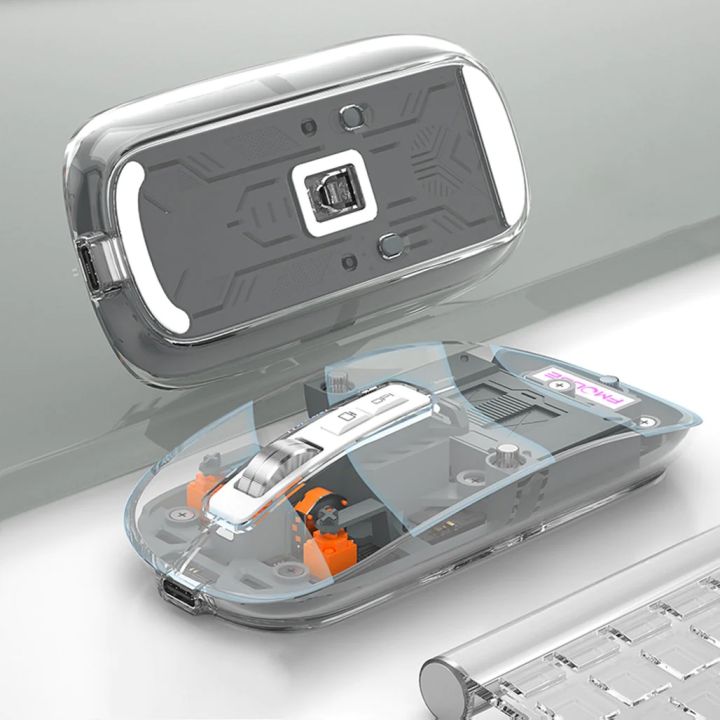 RYRA%20M133%20Wireless%20Bluetooth-compatible%20Three-mode%20Transparent%20Mouse%20Rechargeable%20Mute%20Mouse%202400dpi%20For%20Tablet%20Laptop%20Office%20-%20Image%203