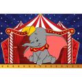 Custom Dumbo Circus Photo Backdrop Carnival Twinkle Star Newbon Boy Happy Birthday Party Photograph Background Banner Decoration.