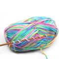 2pcs Random Thread Strings Cotton Blended Yarn Beautiful Mix Colors for Hand Knitting Doll Sweater Colorful. 
