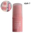 Water Jelly Tint Stick Lip Cheek Blush Stain Rotatable Colors Stick 4 Powder Blusher Easy Rouge Coloring Moisturizing Pen. 