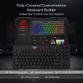 Redragon K621 Horus Wireless RGB Mechanical Keyboard 5.0 BT/2.4 Ghz/Wired Three Modes Ultra-Thin Low Profile Bluetooth Keyboard.