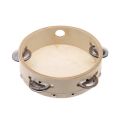 2 Pcs Percussion Rhythm Sticks Children Musical Toy Gift & 1 Pcs 6In Hand Held Tambourine.