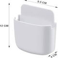 Wall Mounted Storage Box Remote Control Storage Organizer Case For Air Conditioner TV Mobile Phone Plug Holder.
