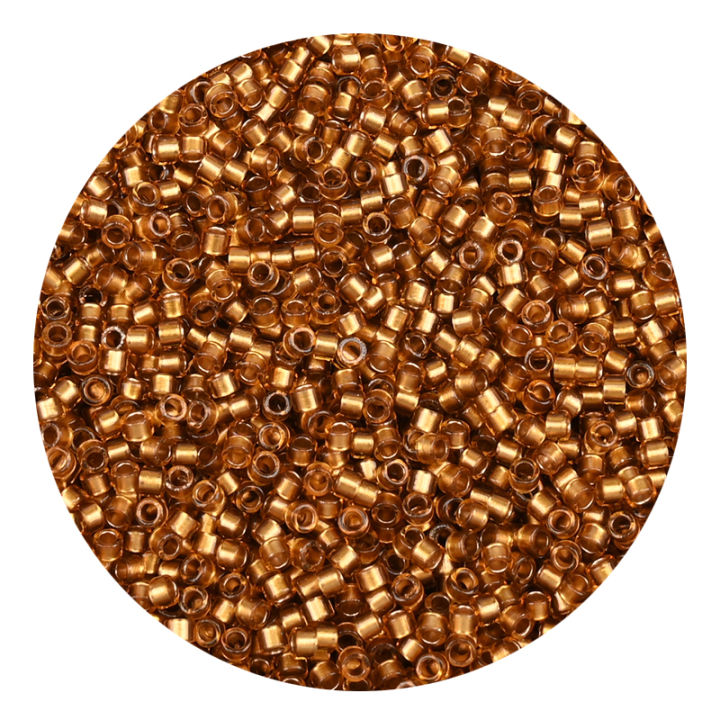 Gold Colour Inside Cylindrical Seed Beads Japan Orignal Colors Glass Beads Bracelets Necklace Ring Making Seedbeads For DIY