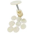 Baking Tools Flower Shaped Mooncake Mold 3D Pattern Non-stick DIY Cake Mold Bakeware Plastics Cookie Stamps Fondant Decoration. 