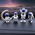 4 Pcs Astronaut Figure Statue Figurine Spaceman Sculpture Educational Toy Desktop Home Decoration Astronaut Model Blue. 