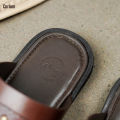 Heritage Stride Leather Sandal CRM 117. 